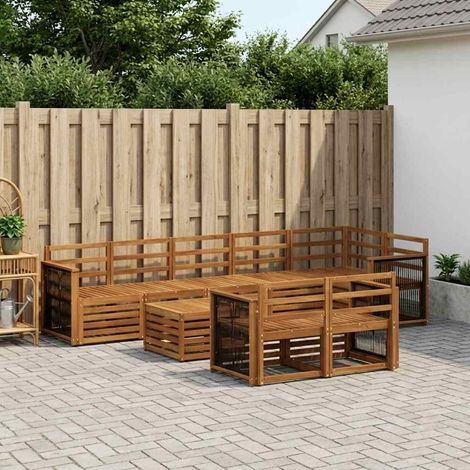 vidaXL Sofagarnituren Massivholz Akazie (1/5)