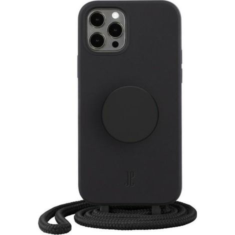 iPhone 12 Pro Max Just Elegance PopGrip Hülle Schwarz (1/5)