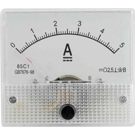 (5A Ammeter) Analog Voltage Ammeter and Voltmeter, Analog Current Ammeter and Voltmeter 85C1 DC (1/5)