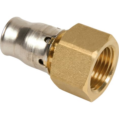 Raccordo tectite senza attrezzi, clip-on multistrato da 16 mm, femmina fissa 15x21