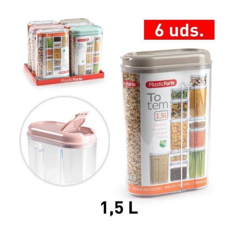 RECIPIENTE TOTEM 1,5L PS SURTIDO COLORES