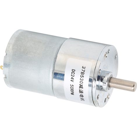 Moteur réducteur à engrenages pour équipement de commande industrielle 50 tr/min 24 V CC 37B530 (1/5)