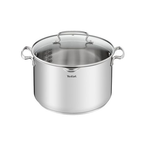Olla Tefal Duetto+ 28 cm - 10L, acero inoxidable, inducción