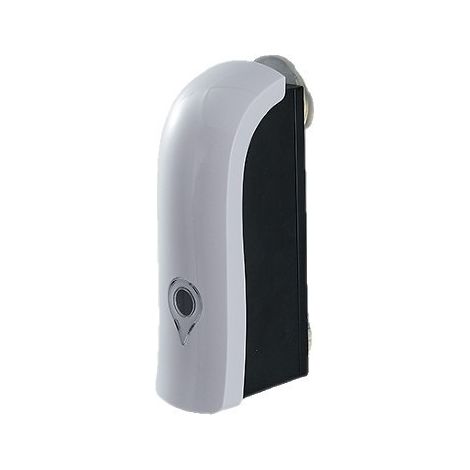 Dispenser di sapone manuale da 300 ml, dispenser di sapone liquido a parete con testa singola, dispenser di shampoo, dispenser di bagnoschiuma, supporto per shampoo liquido, non richiede foratura, con