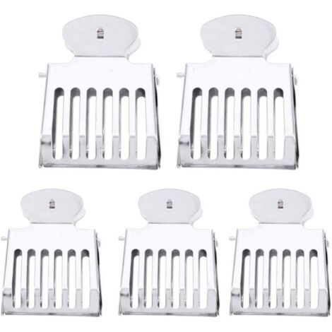 Pièges à abeilles en métal, outils de capture de pinces à reine, cages en acier, accessoires d'équipement d'isolateur de reine (5 pièces) (1/5)