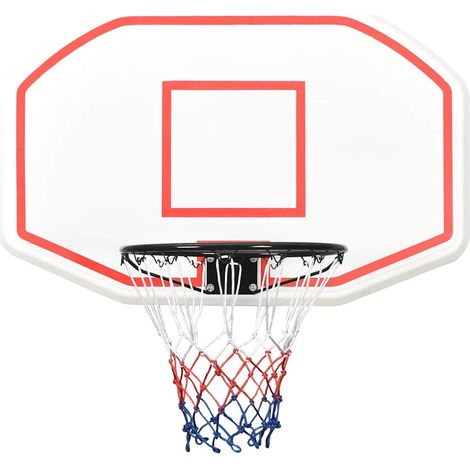 Maison Exclusive - Basketballkorb Weiß 109x71x3 cm Polyethylen (1/5)