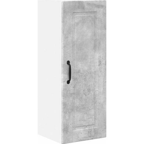 Meuble mural de cuisine,Armoire de cuisine avec étagère Gris béton 30 x 31 x 80 cm CFW33702 (1/5)