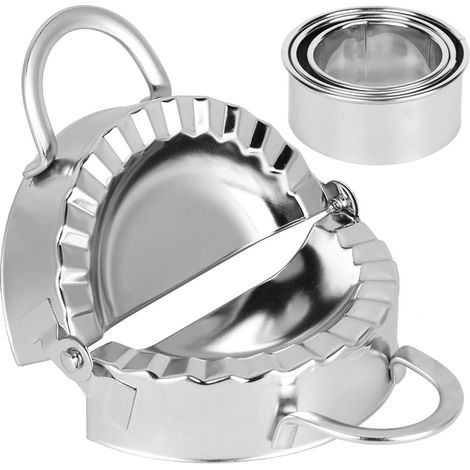 Moule à raviolis manuel en acier inoxydable 304 pour usage domestique - Kit d'ustensiles de cuisine (1/5)