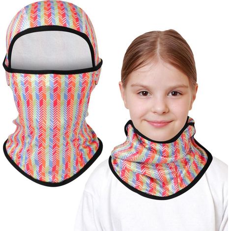 Kinder Sturmhaube Winter 2-8 Jahre, Winddicht Fleece, Skimaske mit Halswärmer (1/5)