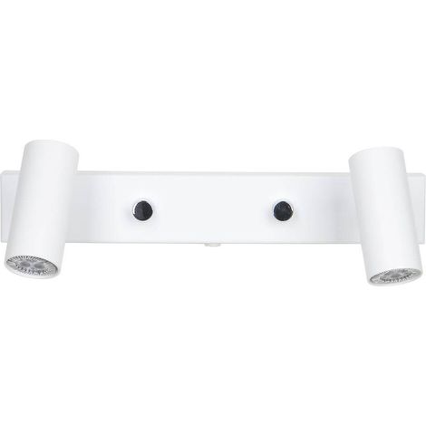 Belid Cato - Applique murale d'intérieur à 2 ampoules blanc mat