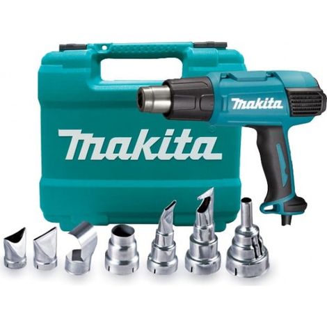 Makita – Souffleur d'air chaud 2000W – Température 50-650°C – Débit d'air 200-550 l/min – Affichage LCD – 5 niveaux de température