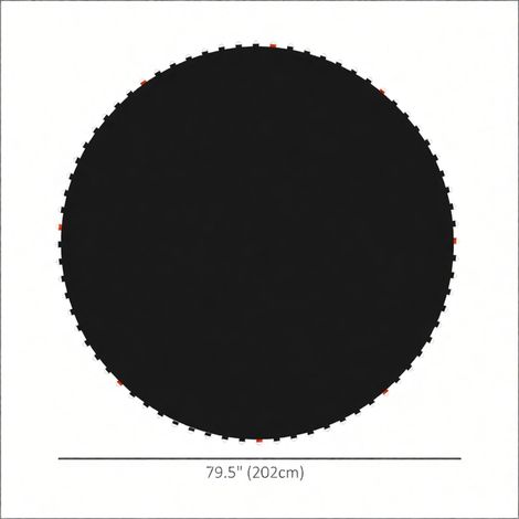 Remplacez les coussins de trampoline par des outils de traction de ressorts et 42 crochets en forme de V, adaptés aux trampolines de 8 pieds, utilisant des ressorts de 5,5 pouces. (1/5)