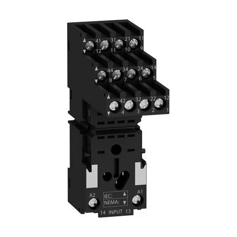 SCHNEIDER ELECTRIC RXZE2S114M SUPPORT RELAIS (L X L X H) 80 X 27 X 43 MM 1 PC(S)