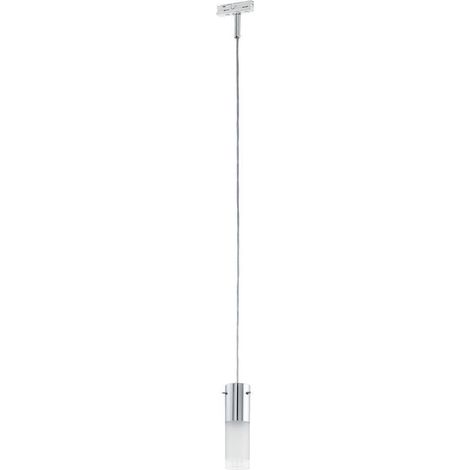Lampada a sospensione Eglo Villanova argentato Ø 6 cm GU10 altezza 19,5 cm per cucina rif. 66386 (1/2)
