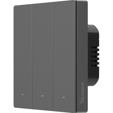 SONOFF M5 Matter - Interruttore intelligente con Wi-Fi a 2,4 GHz, interruttore a parete a 3 vie, con timer e controllo vocale, compatibile con Matter, Alexa e Google Home, richiede filo neutro (tipo (1/5)