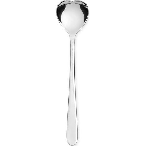 Alessi Big Love AMMI01CUS4 - Set di Cucchiaini da Gelato di Design in Acciaio Inossidabile 18/10, 4 Pezzi (1/4)