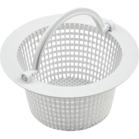 Panier d'écumoire de piscine, panier de rechange en maille avec poignée, accessoire de nettoyage de piscine pour retirer les débris de l'écumoire. (1/5)