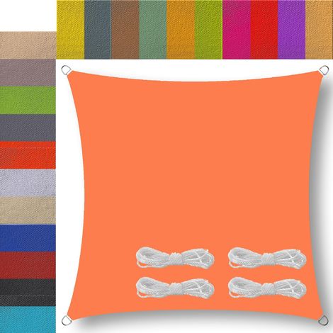 Voile d'ombrage Toile ombrage voiles d'ombrage pour Patio Triangulaire Triangle rectangulaire imperméable pour terrasse Jardin extérieur 2x2 2x3 3x3 4x3 4x4 6x4 5x5m (1/5)