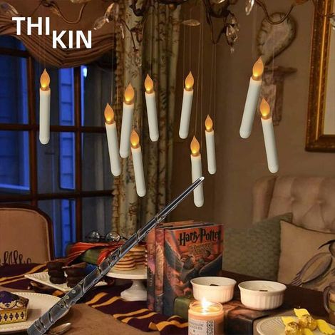 Filiyano – lampe clignotante jaune – Bougie lumineuse électronique Halloween « Longues larmes », guirlande lumineuse de Noël, douille de lampe (1/4)