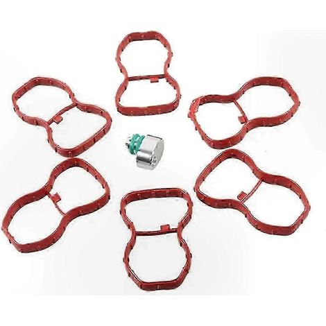 Kit de joint de collecteur avec bouchon de soupape vortex compatible avec les modèles E70, F01, F07, F10, F25, E90, E91 et E92 (1/5)