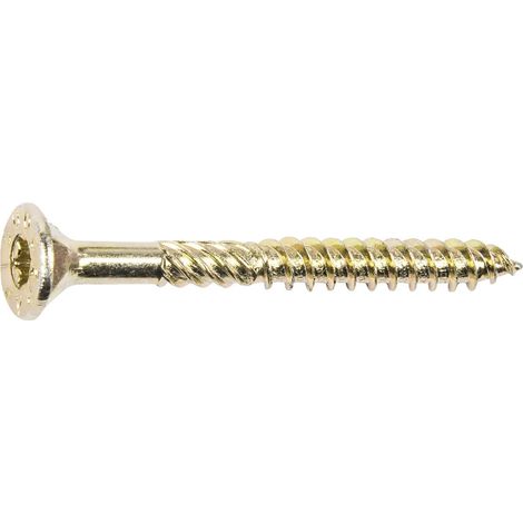 Schmid Schrauben Holzbauschrauben 6.0 x 60 mm TX 30 Senkkopf - 100 Stück Spanplattenschrauben & Holzbauschrauben
