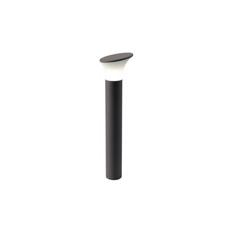 Lámpara exterior de aluminio fundido con difusor opalino - Altura máxima 160mm - IP44 - Potencia máxima 25W grafito (1/4)