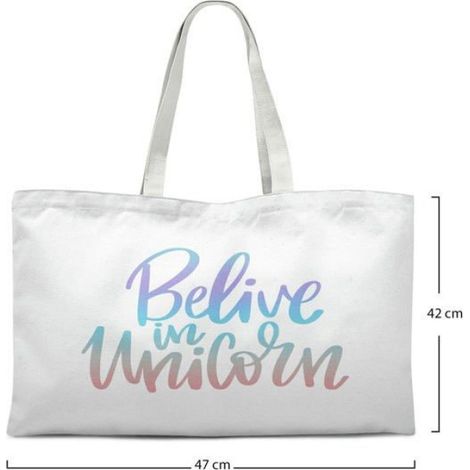 Sac Shopping - Toile De Coton - 47x42 Cm - Anse Épaule Longue - 1 Pièce (1/4)