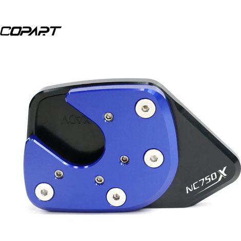 (14-20 bleu) Compatible avec HONDA NC750X DCT NC 750X NC750 X 2014-2023 XADV 750 X-ADV750. Rehausse de béquille latérale, support et extension maxpower (1/4)