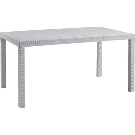 TAVOLO HOUSTON cm. 150x90x74 h col. Bianco