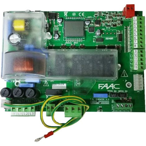 FAAC E844 3PH 202073 EX 844T 790862 Scheda Centrale Quadro Comando Elettronica 400v Ricambio