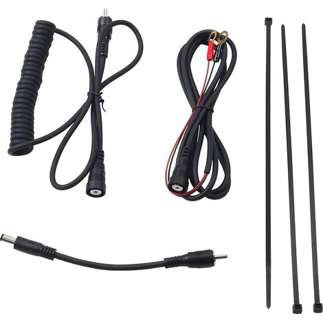 Câble universel chauffant pour visières 24 AWG pour casques de moto et de motoneige, opérations sûres et économes en énergie pour casque de motoneige (1/5)