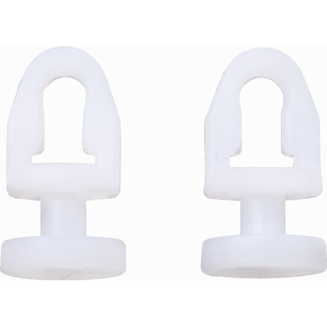 Galet profilé en nano apparent pour rail de rideau, rechange silencieux de tringle droite et courbe de chambre et de salon (1/5)