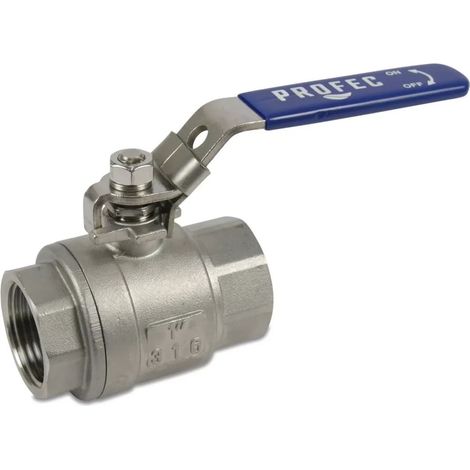 Robinet à Boisseau Sphérique Inox 316, 1 1/2 Pouce, 64 bar