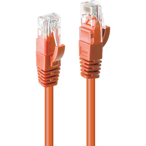 Câbles réseau et DAC LINDY Cat.6 UTP Cable Orange 7.5m