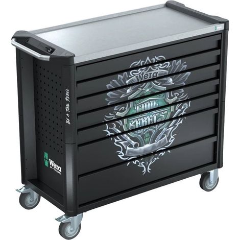 Carro de taller Tool Rebel Xxl 2 de acero inoxidable, 202 piezas (1/5)