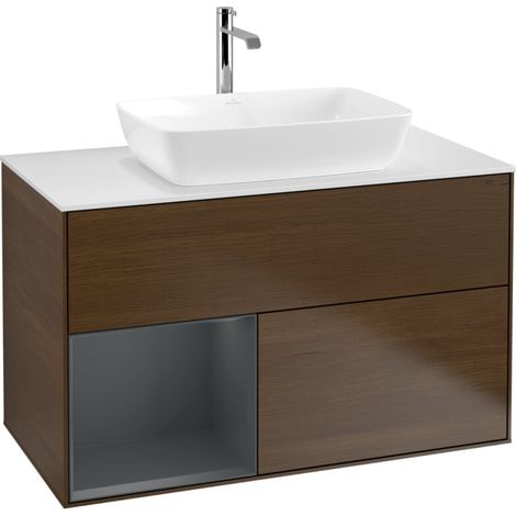 Villeroy & Boch F771HGGN Meuble sous-vasque Finion F77 (1/2)