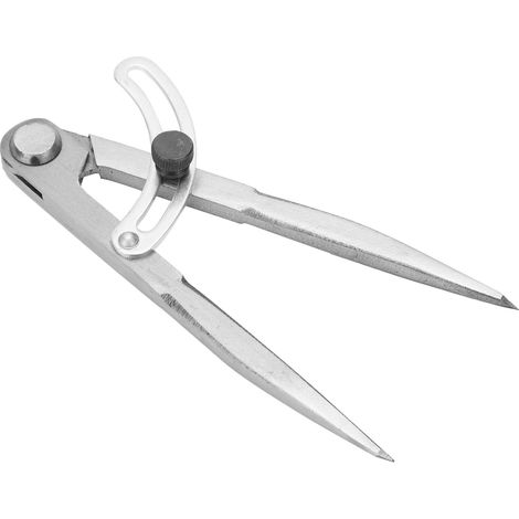 Compas de mesure et traçage en cuir 150mm pour marquage précis