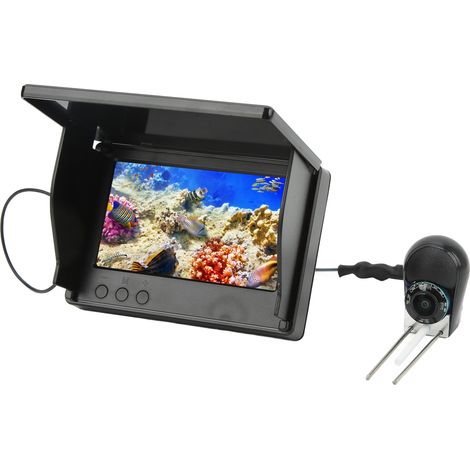 5-Zoll-HD-Bildschirm-Angelkamera, 12 V, 0,34 MP, klares und helles Unterwasser-Echolot, 20 m / 65,6 Fuß (1/5)