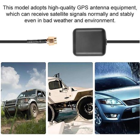 4 m lange, wasserdichte, aktive GPS-Navigationsantenne für Fahrzeuge mit SMA-Stecker für Autoradios, LKWs, Boote und GPS-Tracker-Systemmodule (1/5)