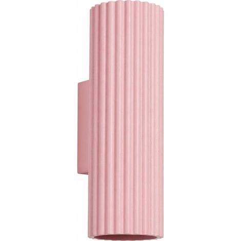 Appliques KARBON aluminium rose 2xGU10 6.5cm Sollux (1/2)