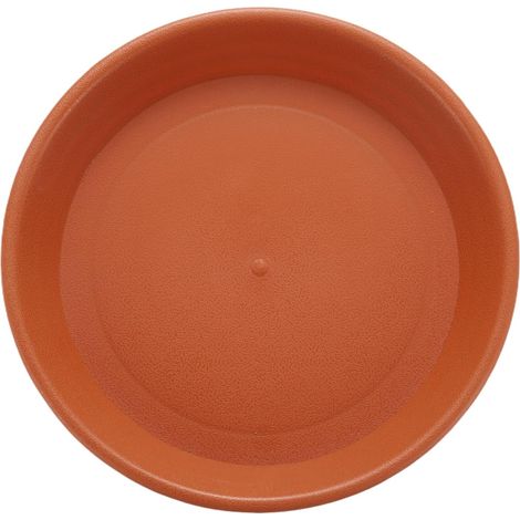 Soucoupe pour Plantes en Plastique 6.1"(15.5cm) Rond Plateau De Larme À Larme Soucoupes pour Pots De Fleurs Base De Fleur Plateau De Drainage pour Pots, Poterie Rouge (1/5)