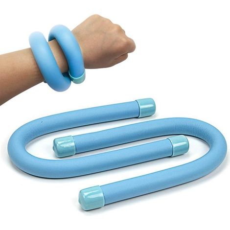 Wrist Weights - 2 x 0.7 lb - Adjustable Foam-Covered Lead Core Bracelets - for Walking Jogging Yoga Aerobics Gym Training - Unisex (1/5)