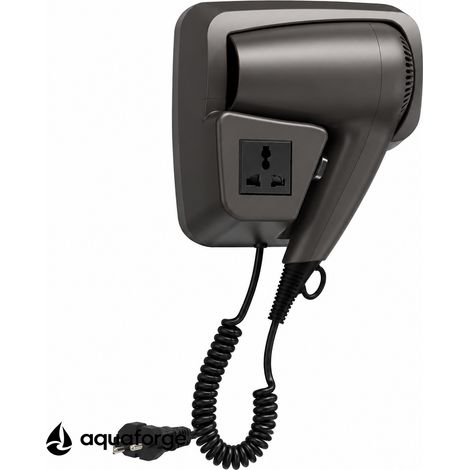 Sèche cheveux mural compact 1200 W soins capillaires (1/5)