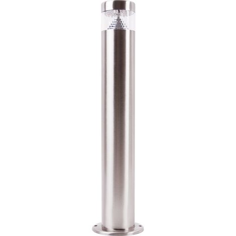 BRILLIANT - AVON Potelet exterieur - coloris acier - acier special/plastique LED 1x4W (1/2)