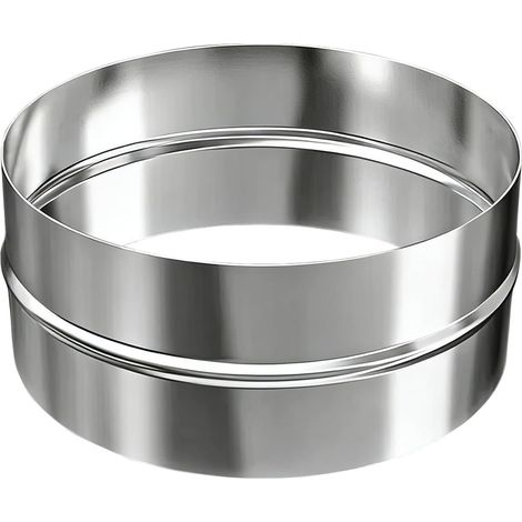Raccord de 150 mm pour tuyau de ventilation, diamètre 150 mm, raccord en acier galvanisé  Adaptateur pour tuyau d'évacuation de climatisation, flexible de tuyau d'évacuation. (1/5)