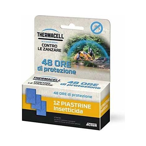 THERMACELL RICARICA BACK PACKER 48 ORE PIASTRINE