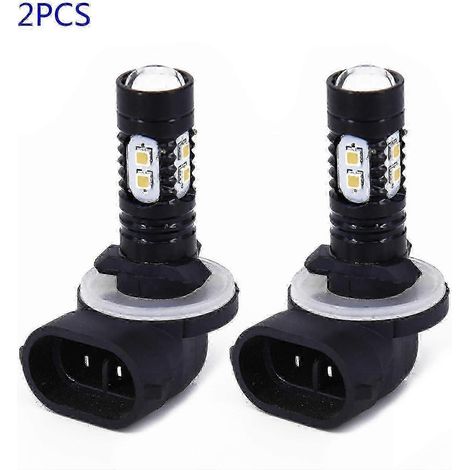 Ampoule LED automobile, lot de 2 unités, 50 W, 6500 K, pour feux antibrouillard, pour l'éclairage et le remplacement dans les véhicules.-AquaForge (1/5)
