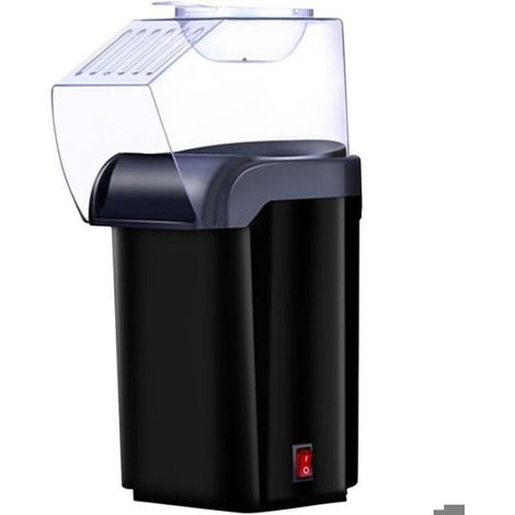 Machine À Pop-Corn - À Air - Sans Huile - 1200 W - Pour Enfants Et Familles - Noir (1/5)