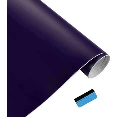Matte Vinylfolie für Auto & Motorrad, blasenfrei, 50x150cm, Violett (1/5)