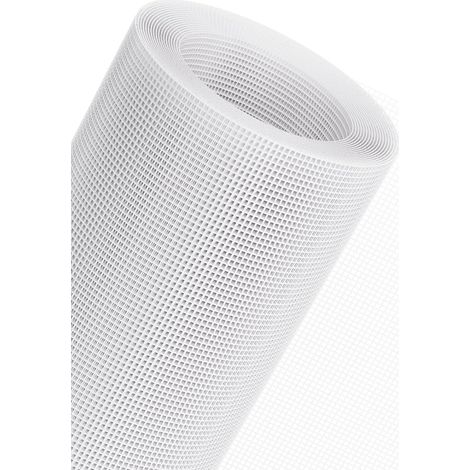 Kit Réparation Moustiquaire Renforcée Anti-UV 1.2x2.5m, Grille Protection Animaux Blanc pour Fenêtre, Porte, Camping-Car (1/5)